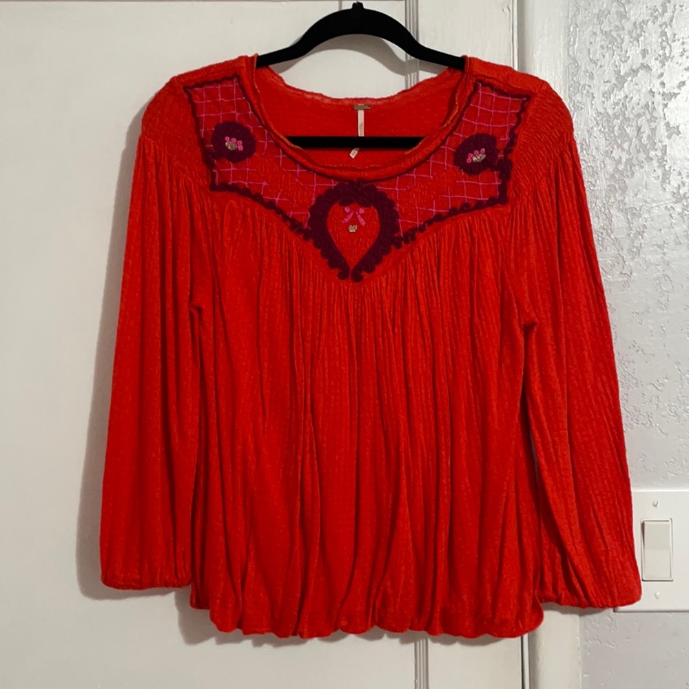Free People Embroider Top